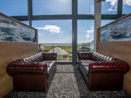 carpet in business lounge installed by crown carpets