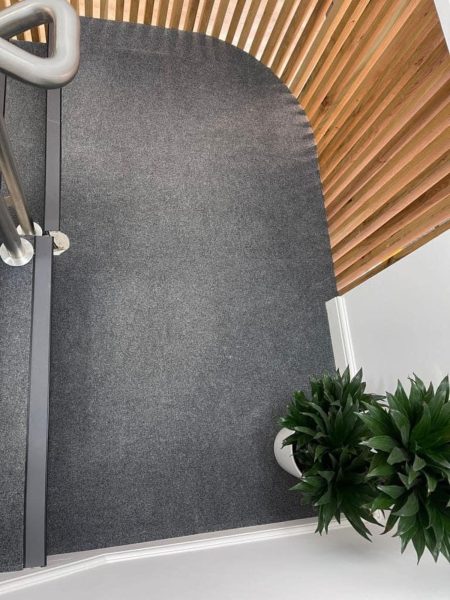 stair carpet landing - crown carpets