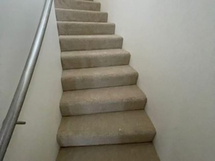 Carpeted spiral stairs - Crown Carpets