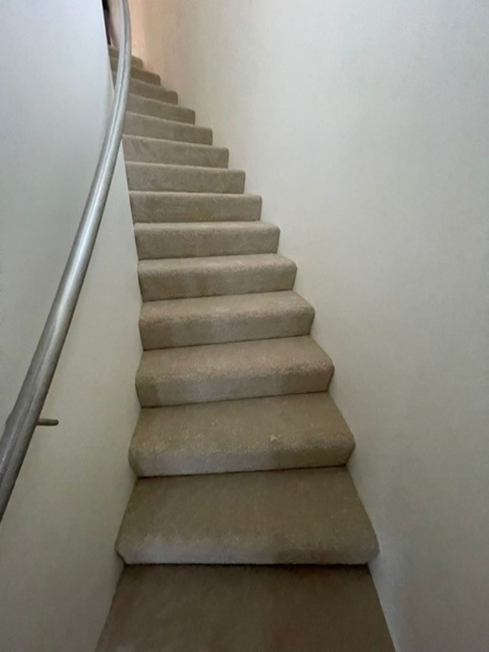 Carpeted spiral stairs - Crown Carpets
